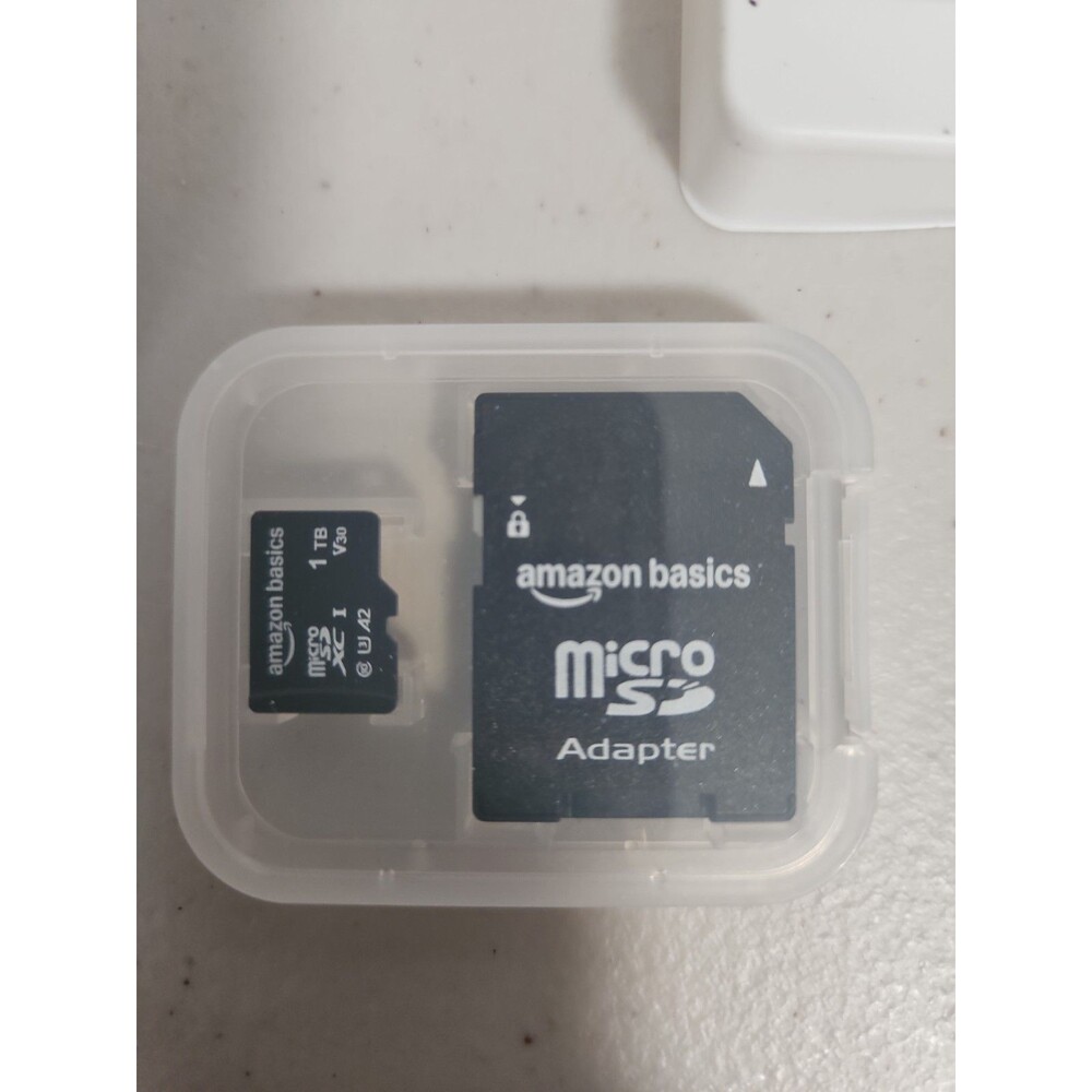 Amazon Basics 1 TB Microdxc Memory Card With Full Size Adapter, 100 MB/S U3